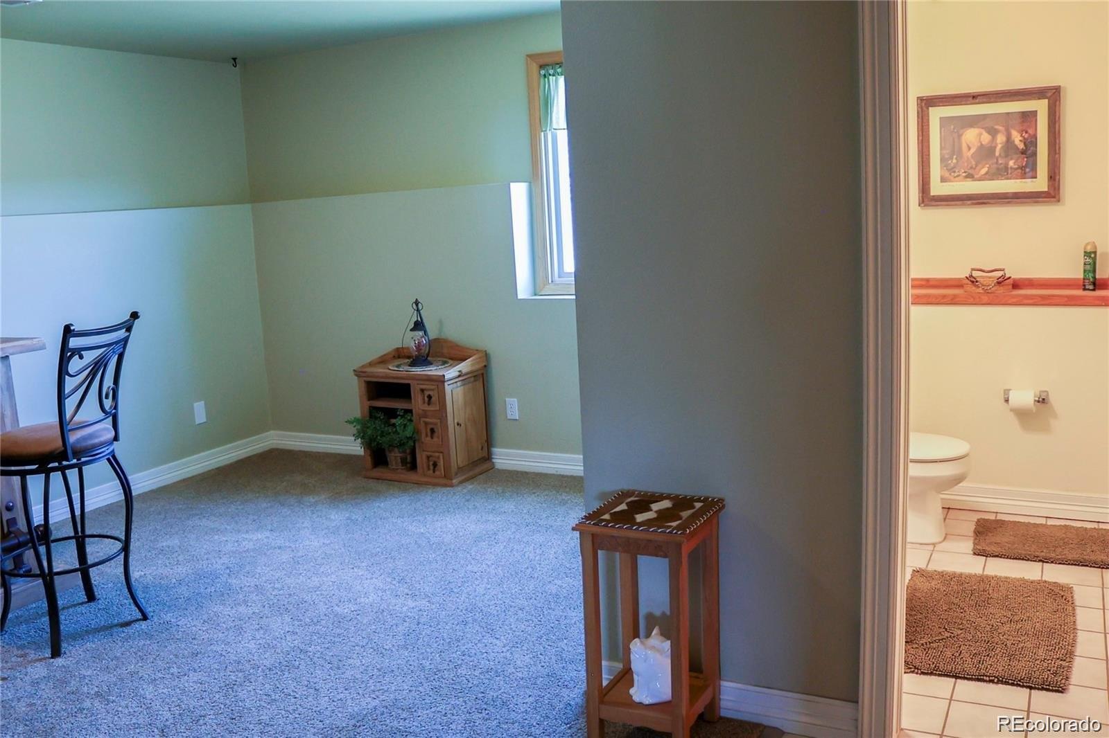 2501 Remington Road Elizabeth, CO 80107 - Photo 32 of 33 a room with a chair and a potted plant next to a window
