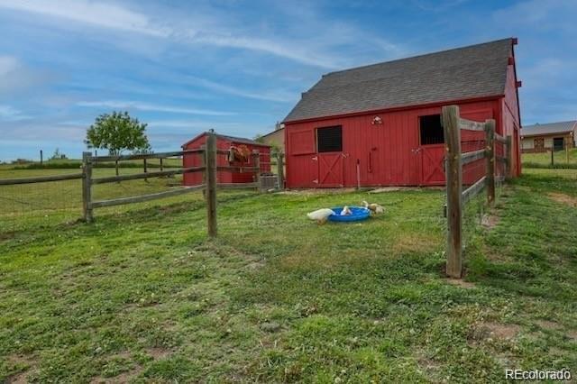 2501 Remington Road Elizabeth, CO 80107 - Photo 8 of 33 a backyard of a house with lots of green space