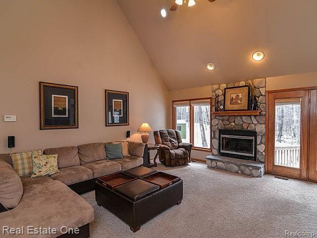 3352 Brighton Road Howell, MI 48843 - Photo 18 of 56 Great room leads to deck