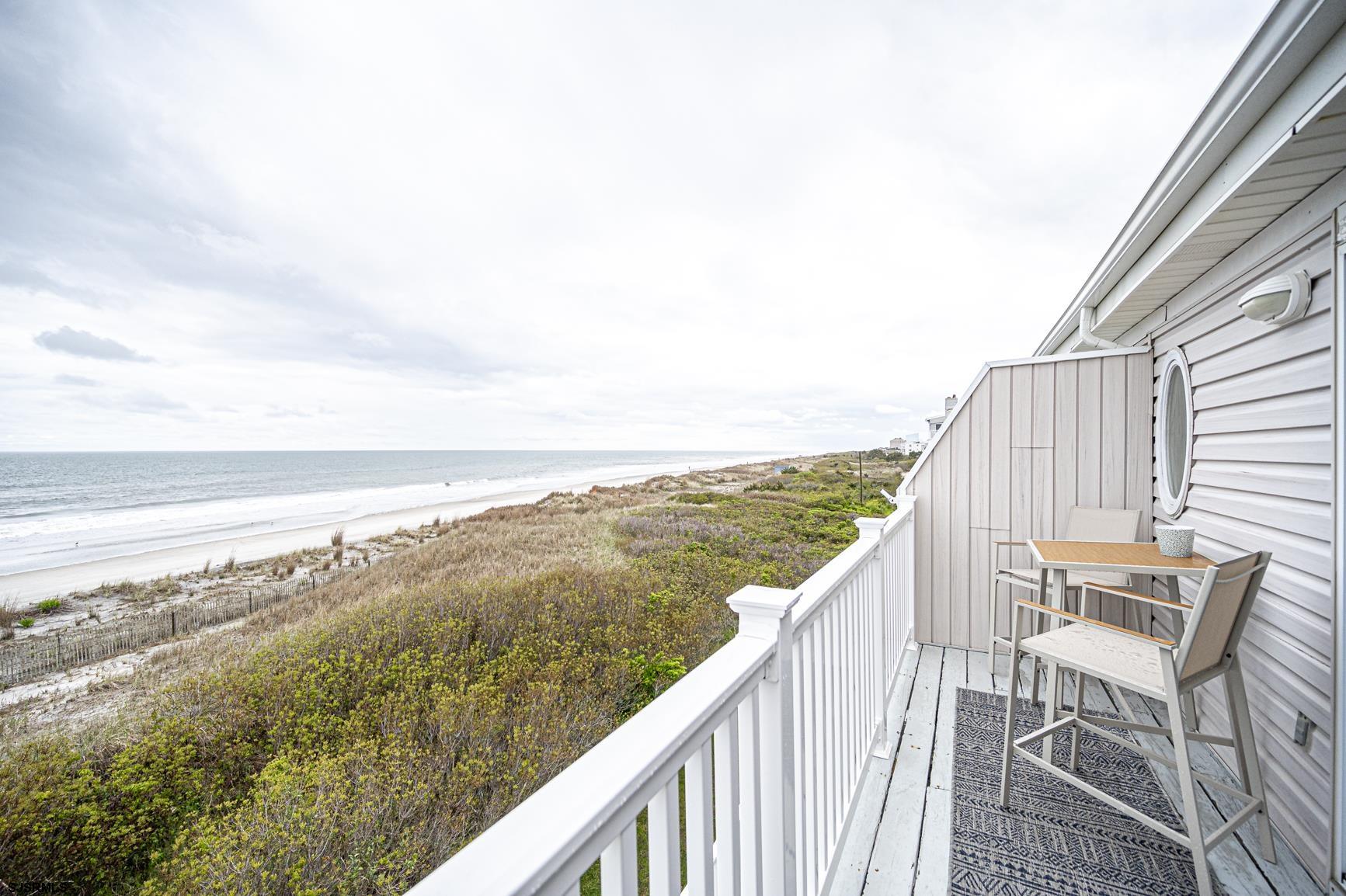 400 East Brigantine Avenue, Unit 2C Brigantine, NJ 08203 - Photo 21 of 37 a view of a balcony with an ocean view