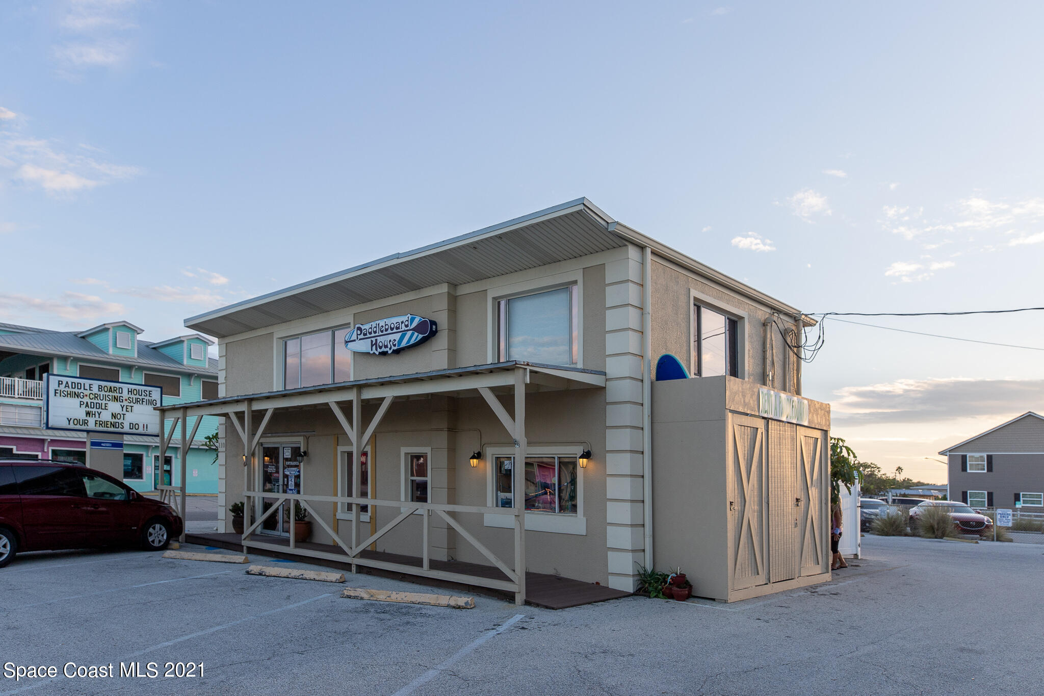 1465 South Harbor City Boulevard, Unit 404 Melbourne, FL 32901 - Photo 40 of 55 a view of a car park in front of house