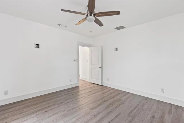 wooden floor in an empty room
