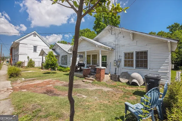 a house view with a sitting space