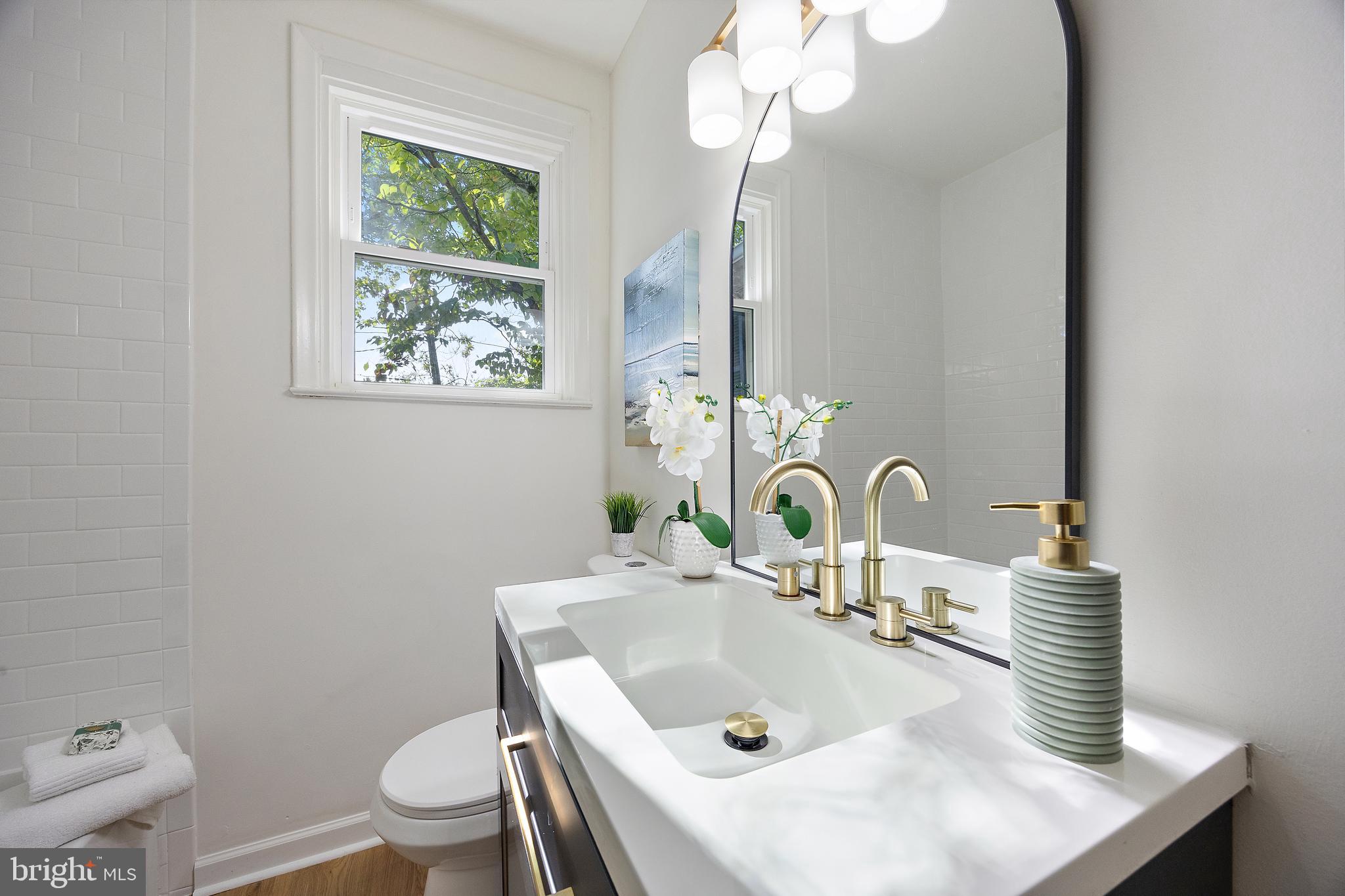 4404 Miller Road Wilmington, DE 19802 - Photo 25 of 38 a bathroom with a sink and a toilet