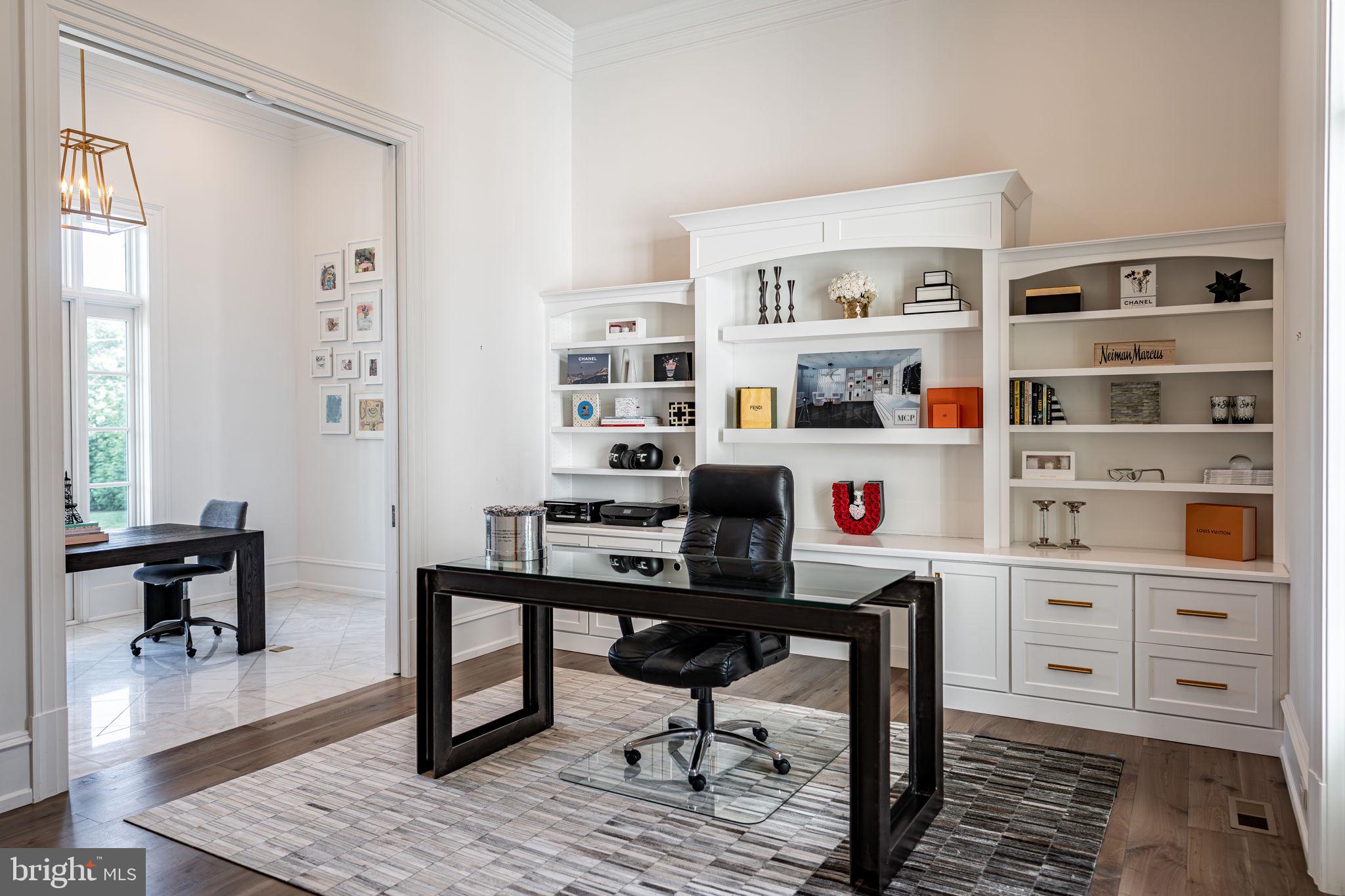 9819 Newhall Road Potomac, MD 20854 - Photo 17 of 60 Private Study with access to patio