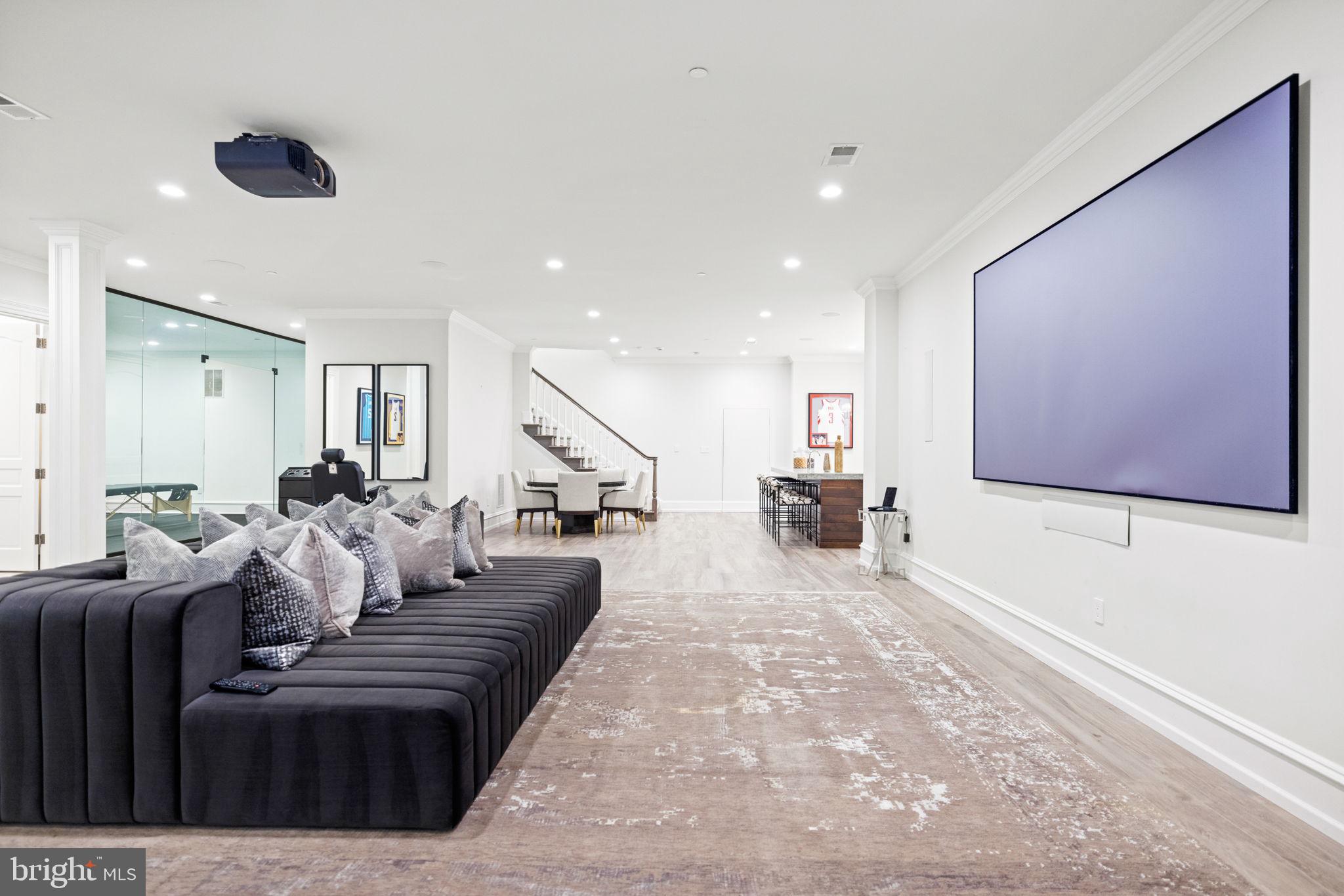 9819 Newhall Road Potomac, MD 20854 - Photo 45 of 60 Expansive Recreation Room