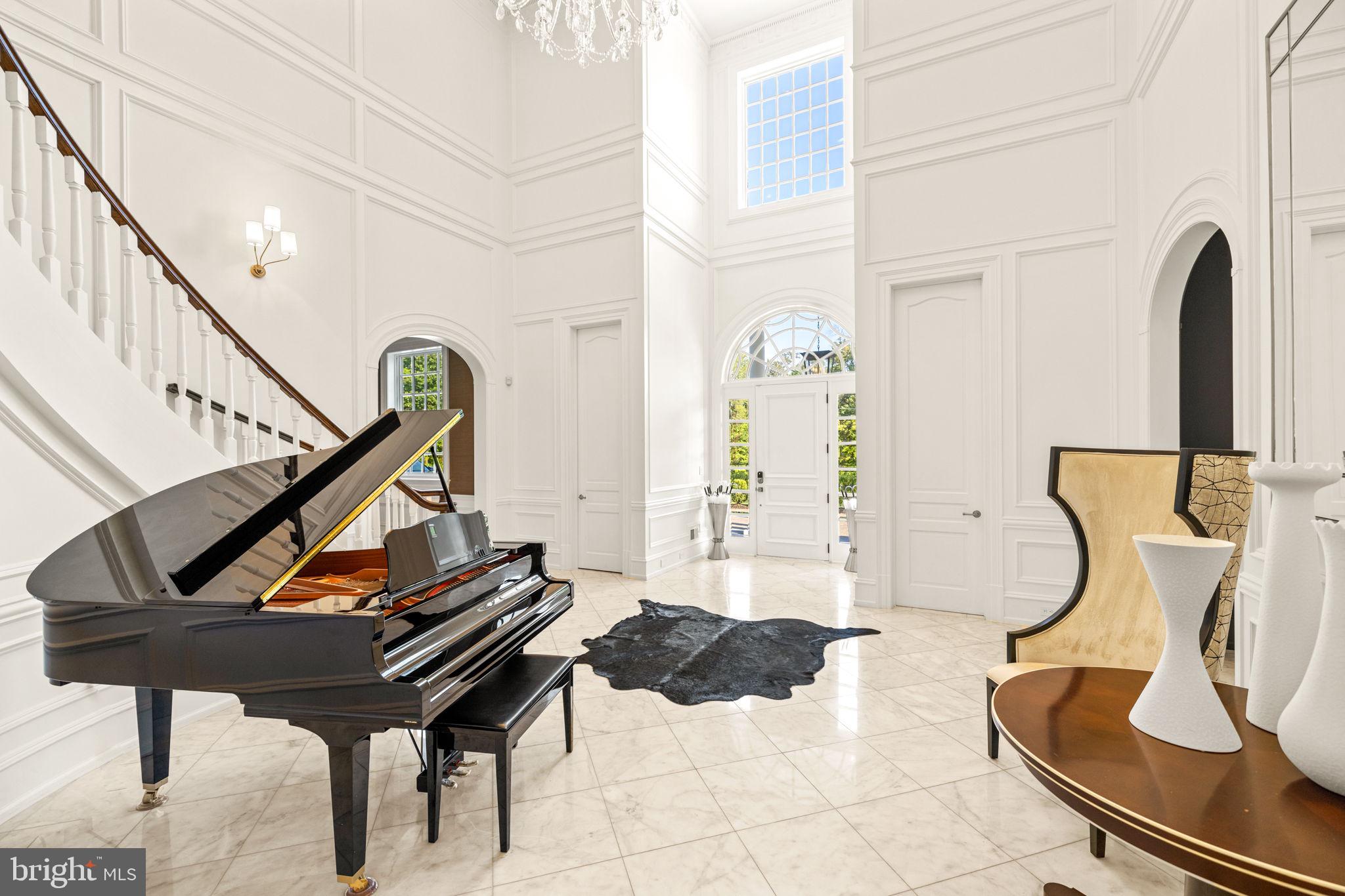 9819 Newhall Road Potomac, MD 20854 - Photo 5 of 60 Grand Foyer Filled with Natural Light