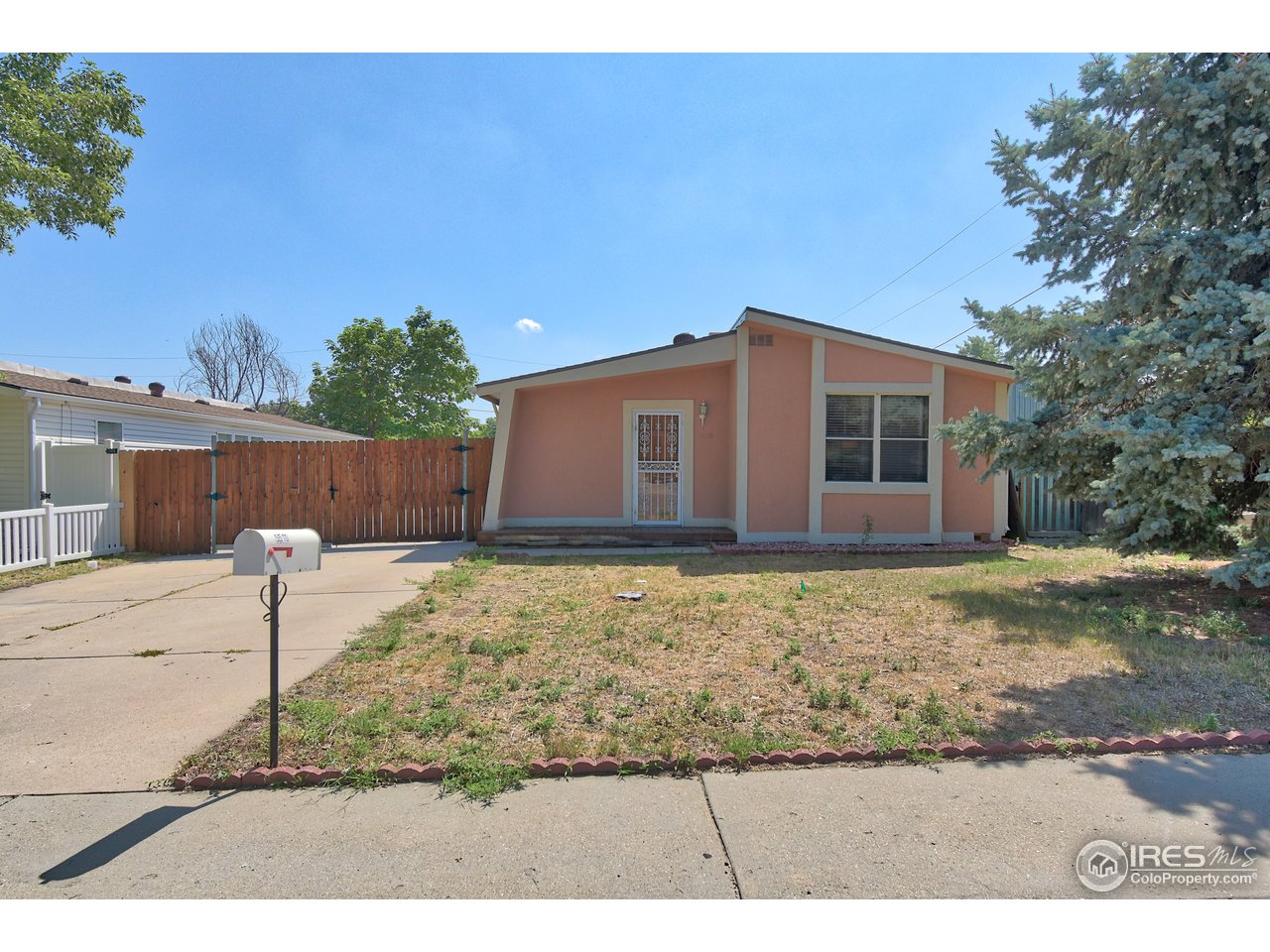 a backyard of a house