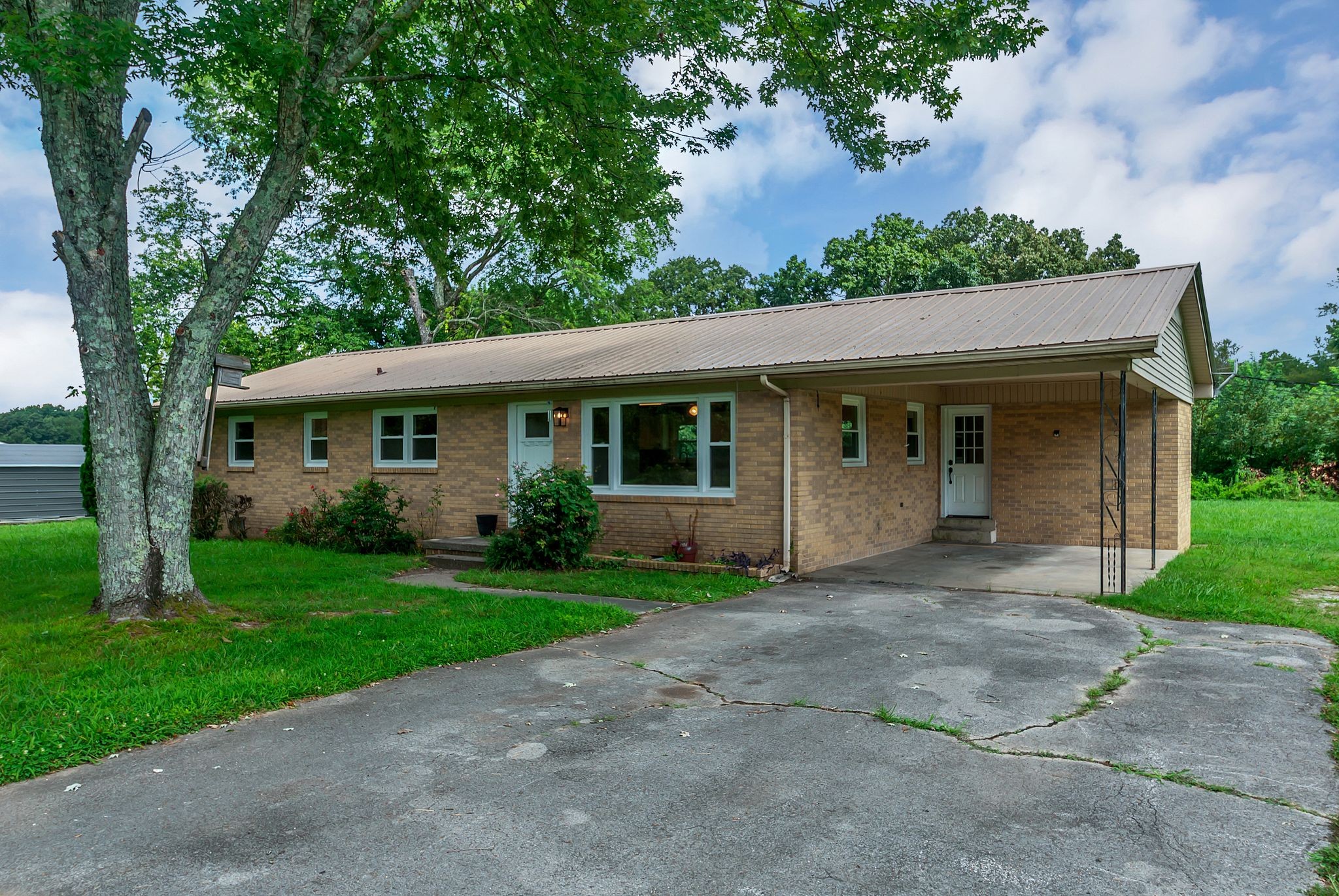 107 Horseshoe Bend Road Leoma, TN 38468 - Photo 4 of 35 front view of a house with a yard