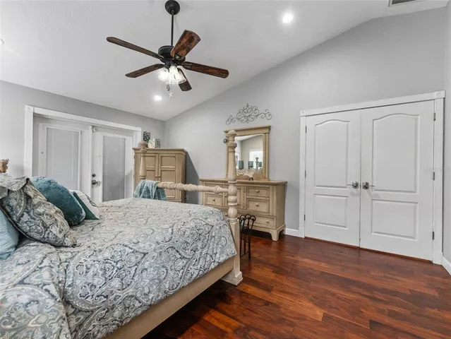 a bathroom with a double vanity sink mirror and