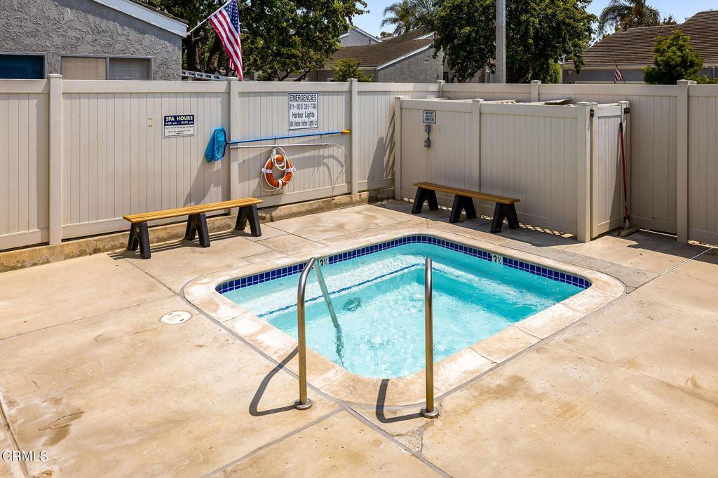 449 Reed Way Port Hueneme, CA 93041 - Photo 37 of 42 a view of a backyard with table and chairs