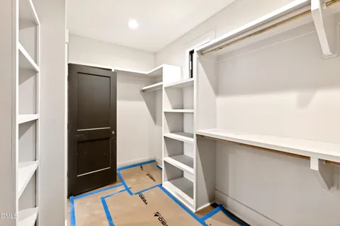 a view of wooden staircase