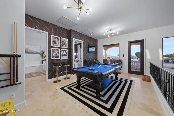 a very nice looking room with wooden floor