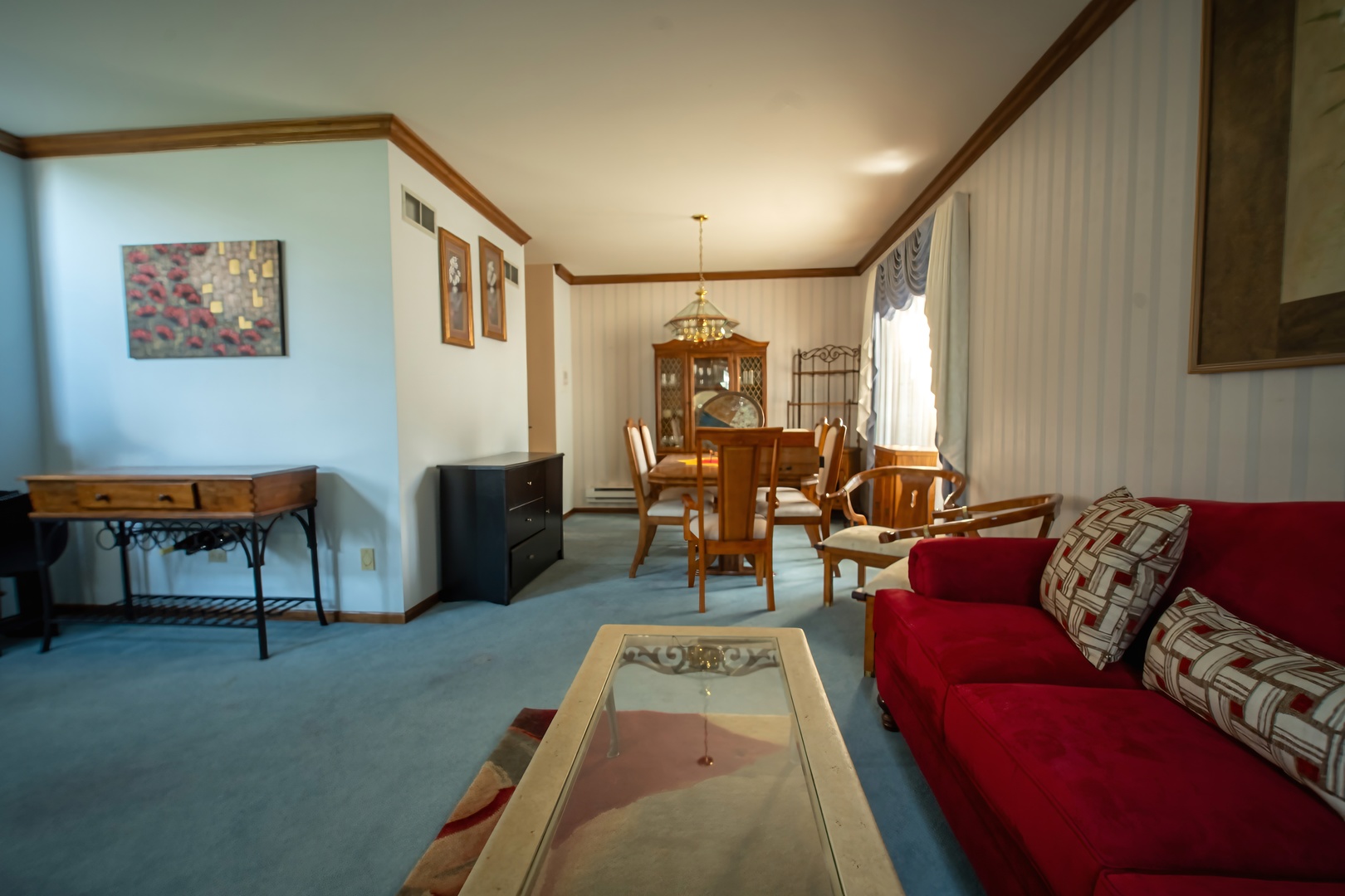 3065 182nd Place Lansing, IL 60438 - Photo 7 of 38 a living room with furniture and a wooden floor