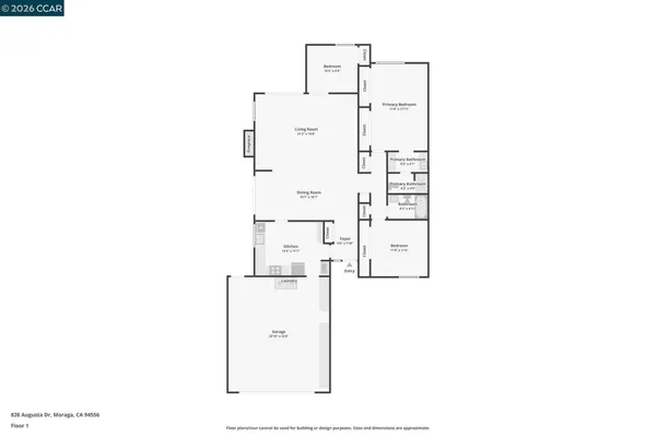 $1,295,000 | 826 Augusta Drive, Moraga, CA 94556