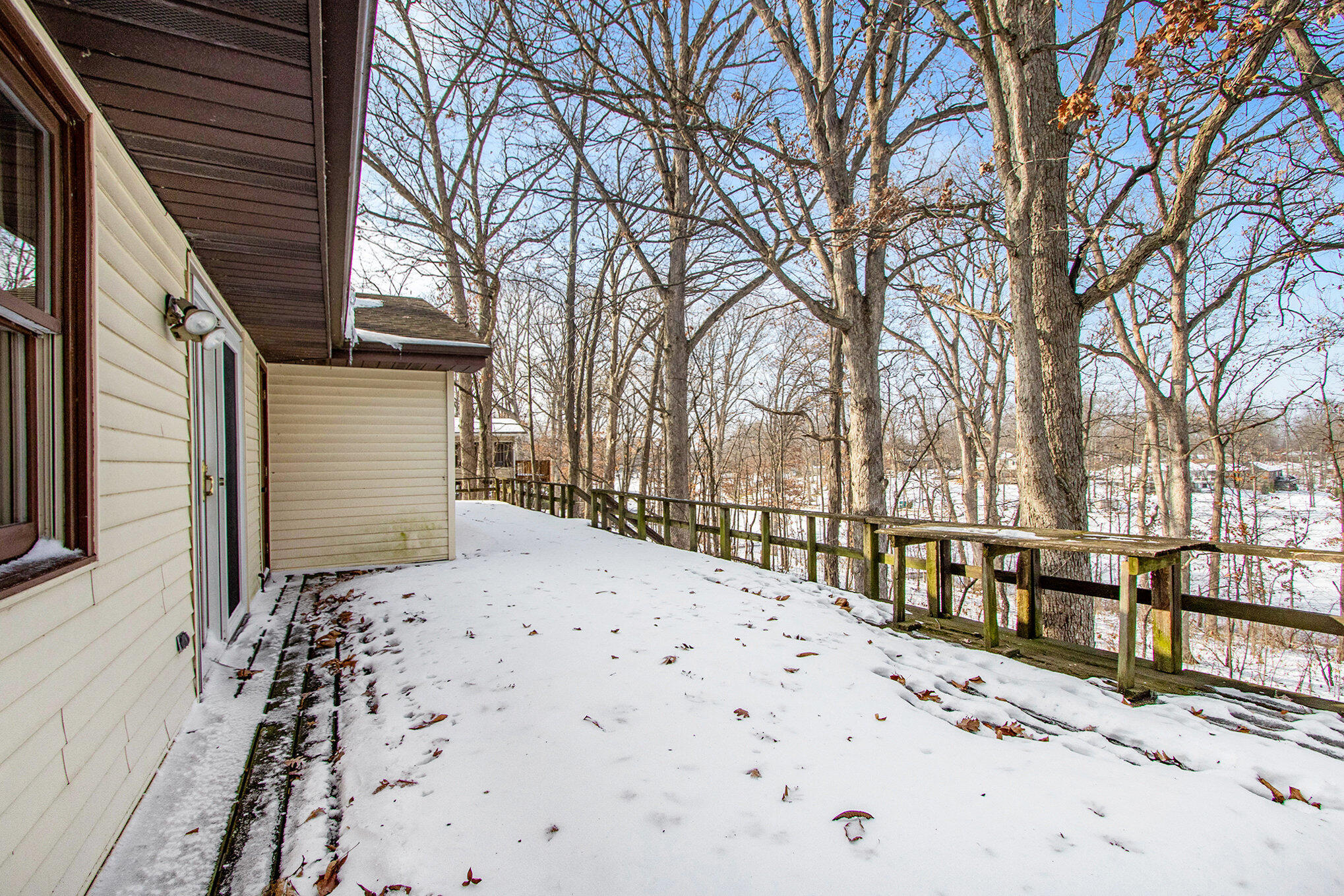 2091 Hidden Valley Drive Crown Point, IN 46307 - Photo 16 of 38 a view of a backyard of the house