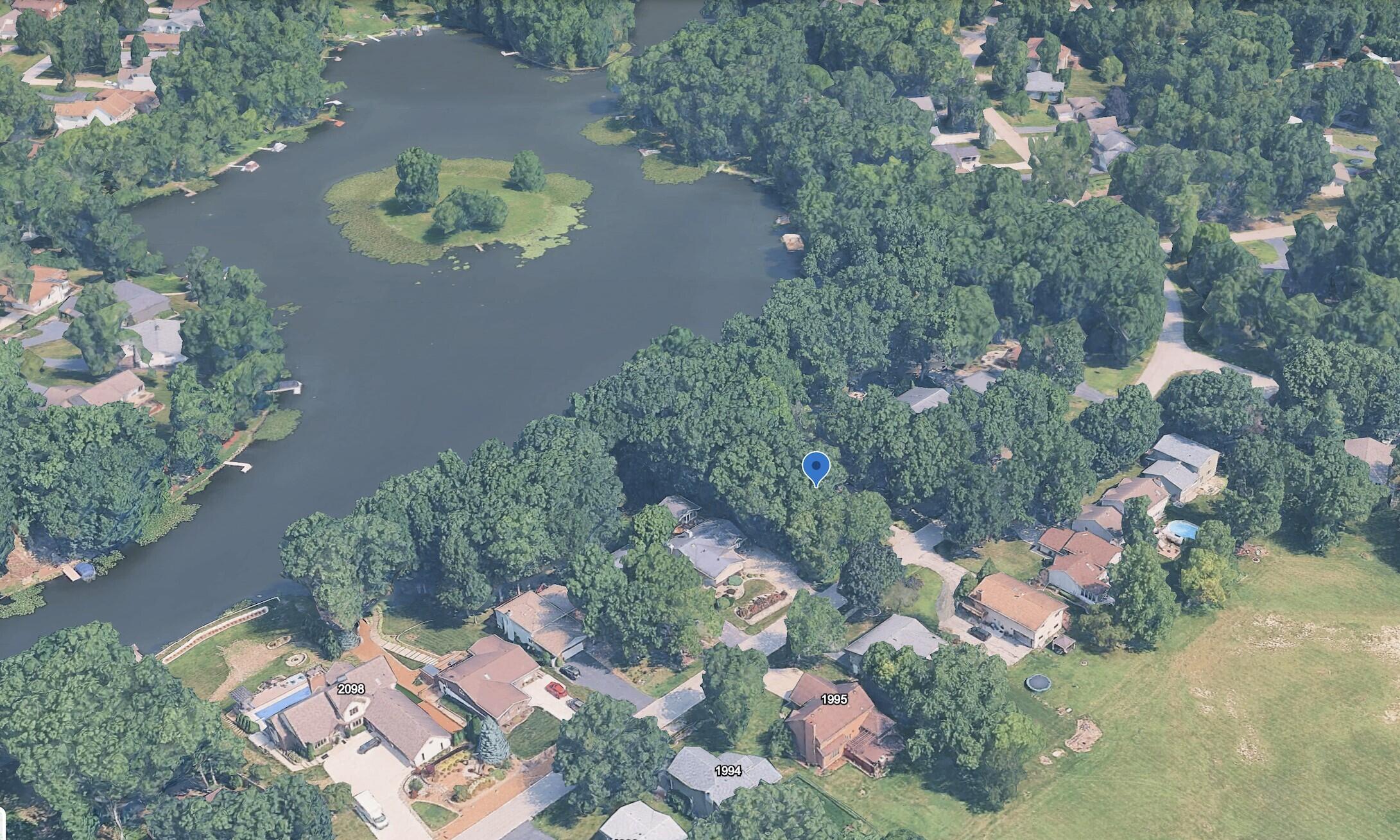 2091 Hidden Valley Drive Crown Point, IN 46307 - Photo 34 of 38 an aerial view of a house with a yard