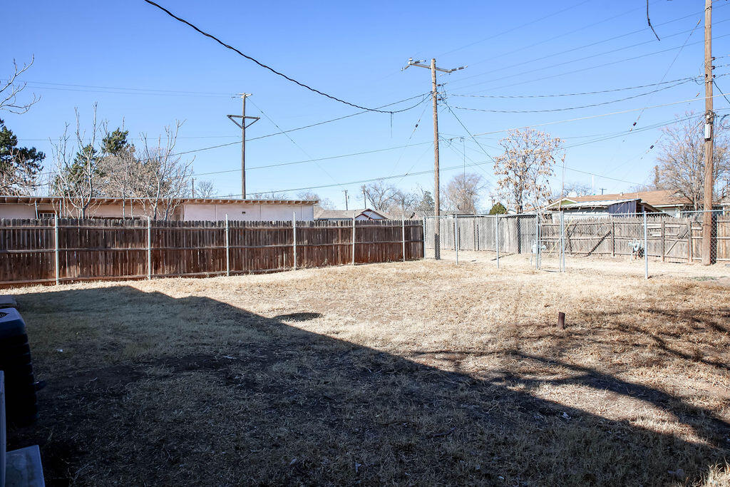 532 54th Street Lubbock, TX 79404 - Photo 19 of 19 a view of a house with a yard