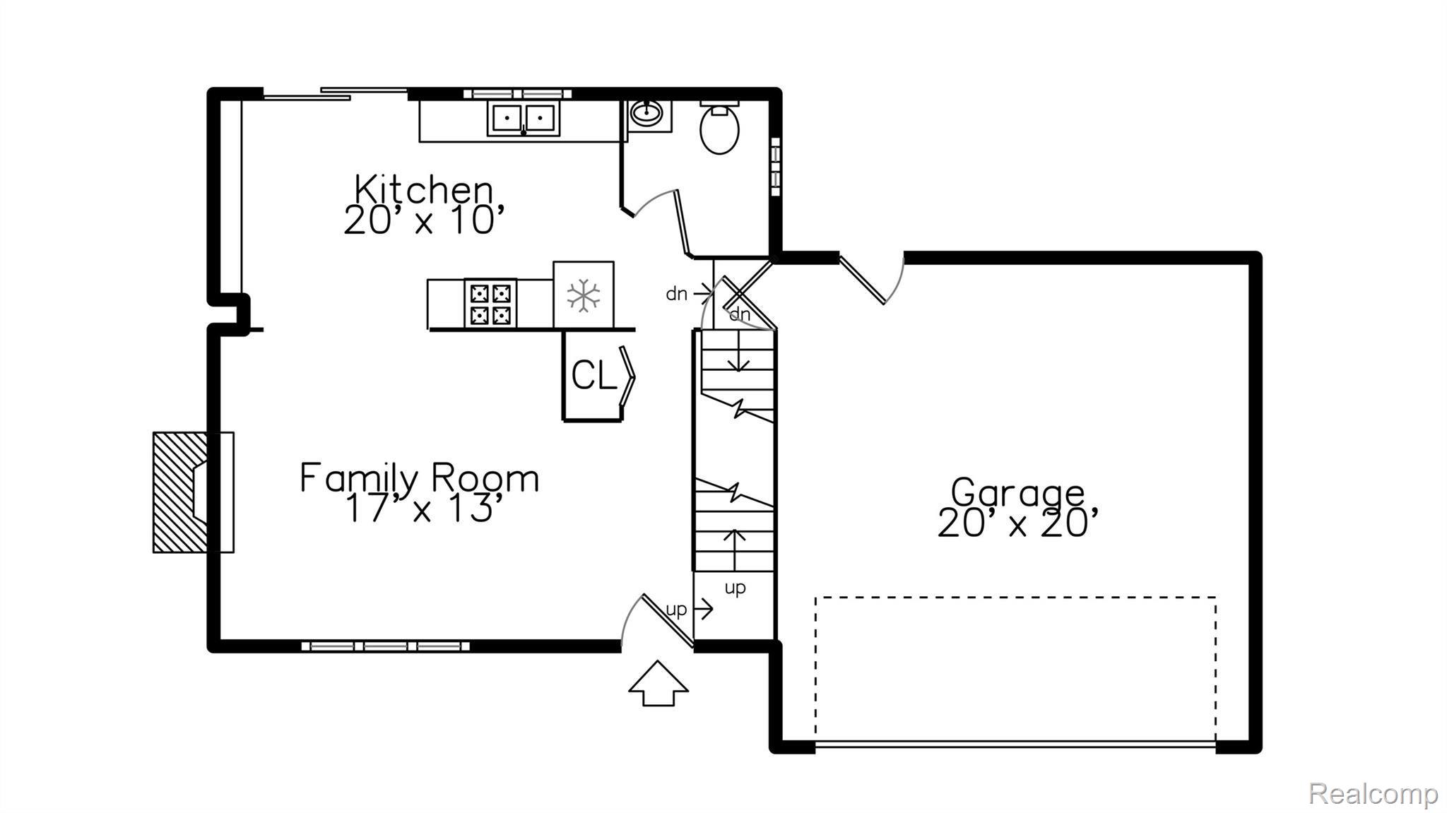 101 Dalton Drive Rochester, MI 48307 - Photo 43 of 44 First floor plan