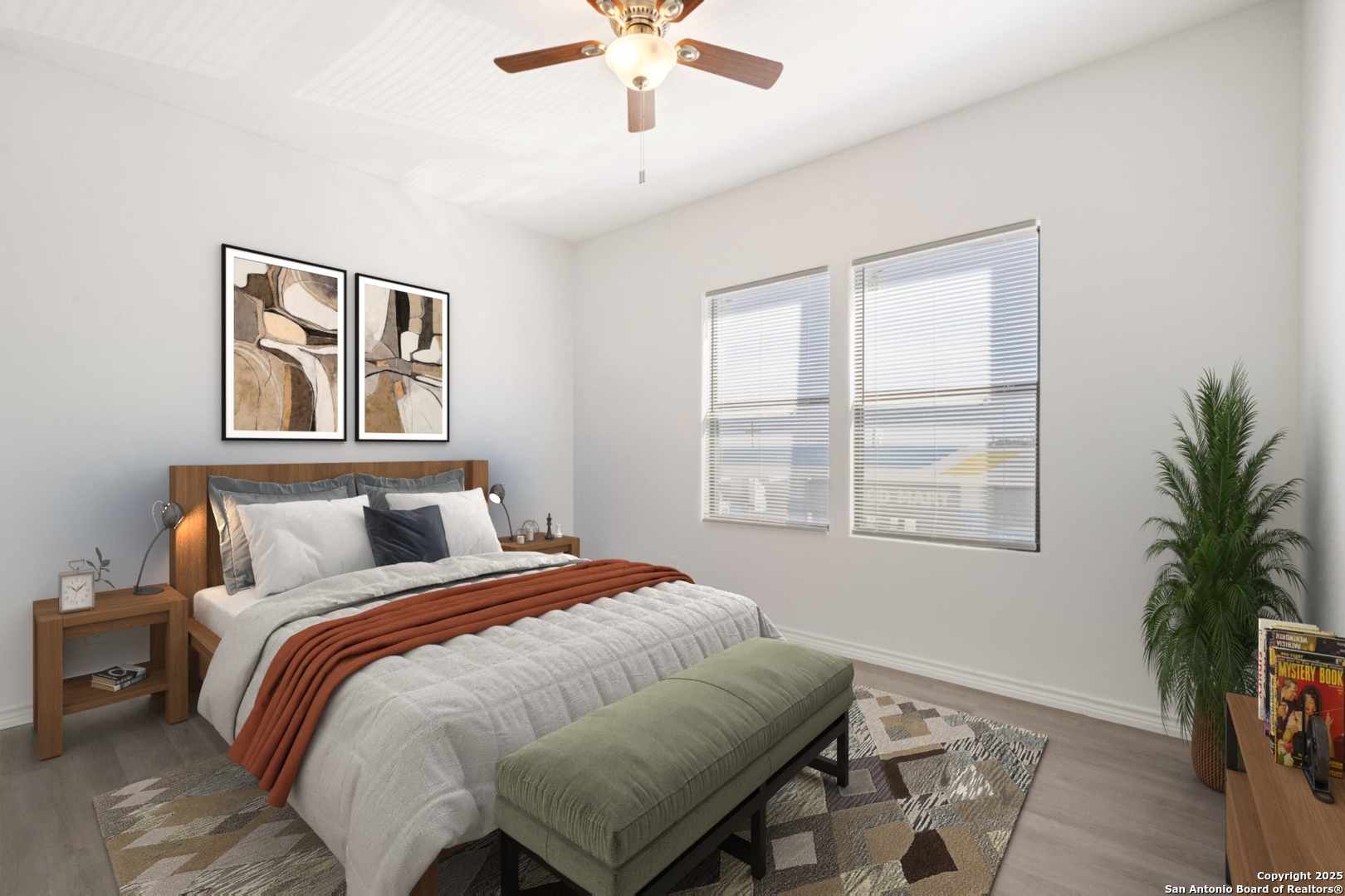 8719 Wurzbach Road, Unit 102 San Antonio, TX 78240 - Photo 8 of 18 a bed room with a bed and a window