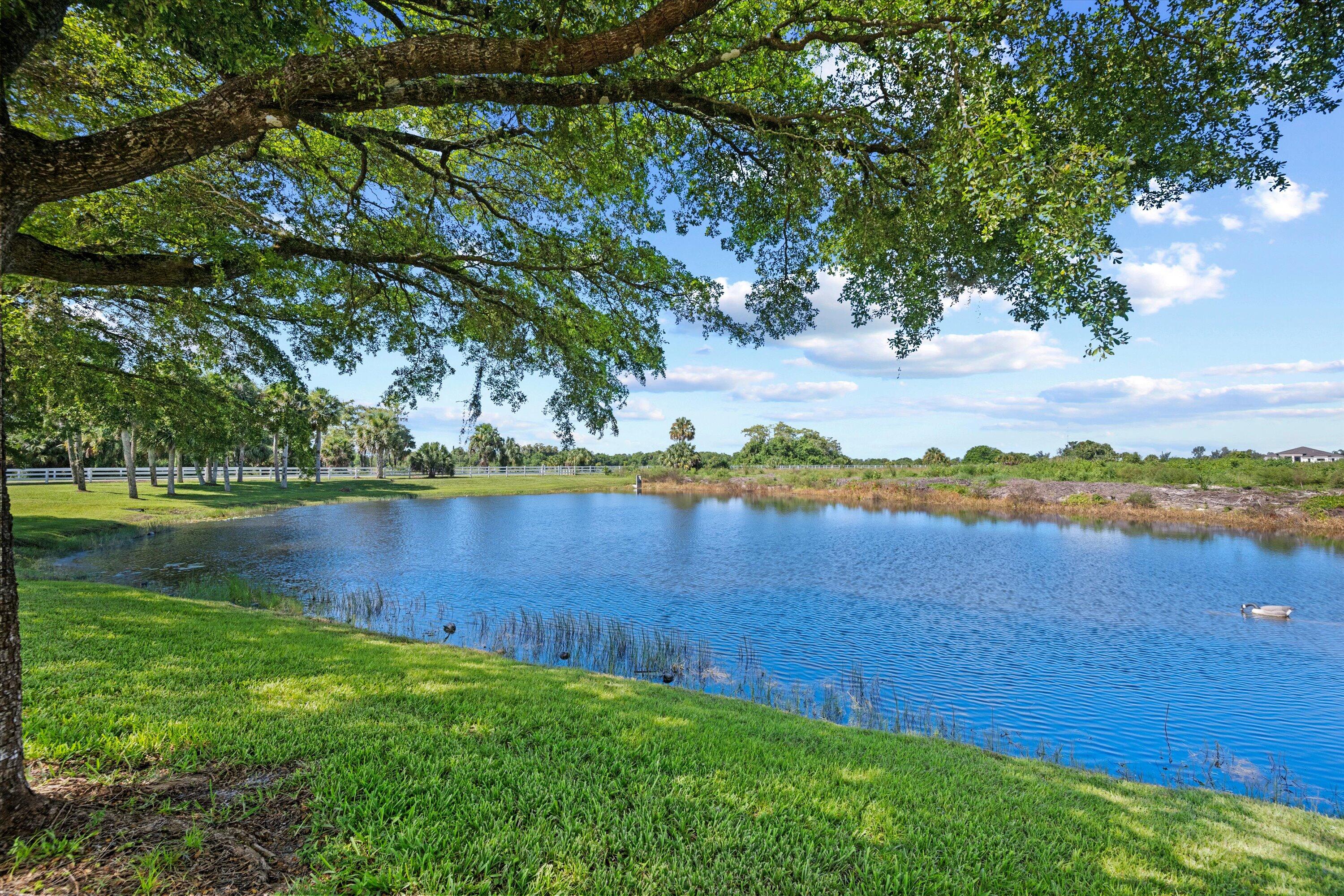 3935 Hanover Circle Loxahatchee, FL 33470 - Photo 27 of 29 a view of a lake with houses in the back