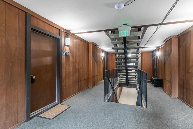 a view of entryway with stairs