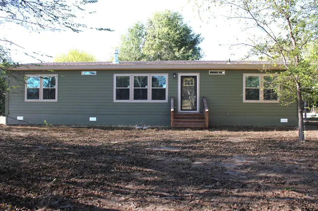 a backyard of a house