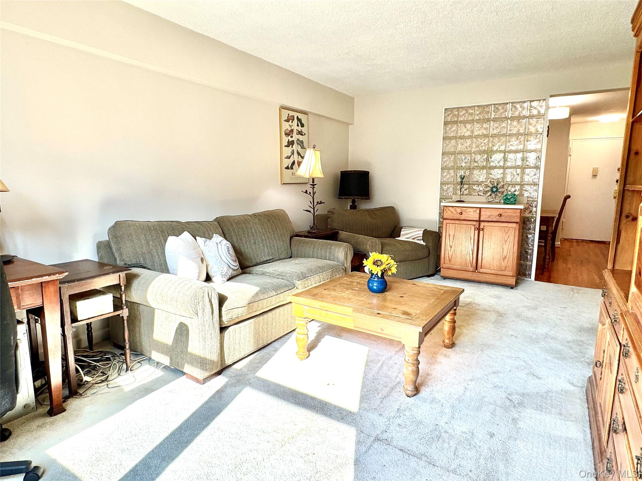 139-15 83rd Avenue, Unit 409 Queens, NY 11435 - Photo 28 of 38 a living room with furniture and a flat screen tv