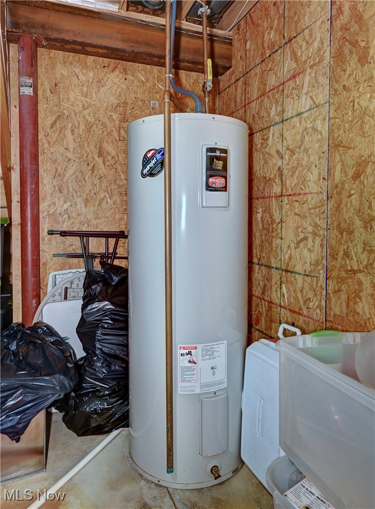9559 Trail Bottom Road Northwest Dundee, OH 44624 - Photo 33 of 48 Utility room with electric water heater