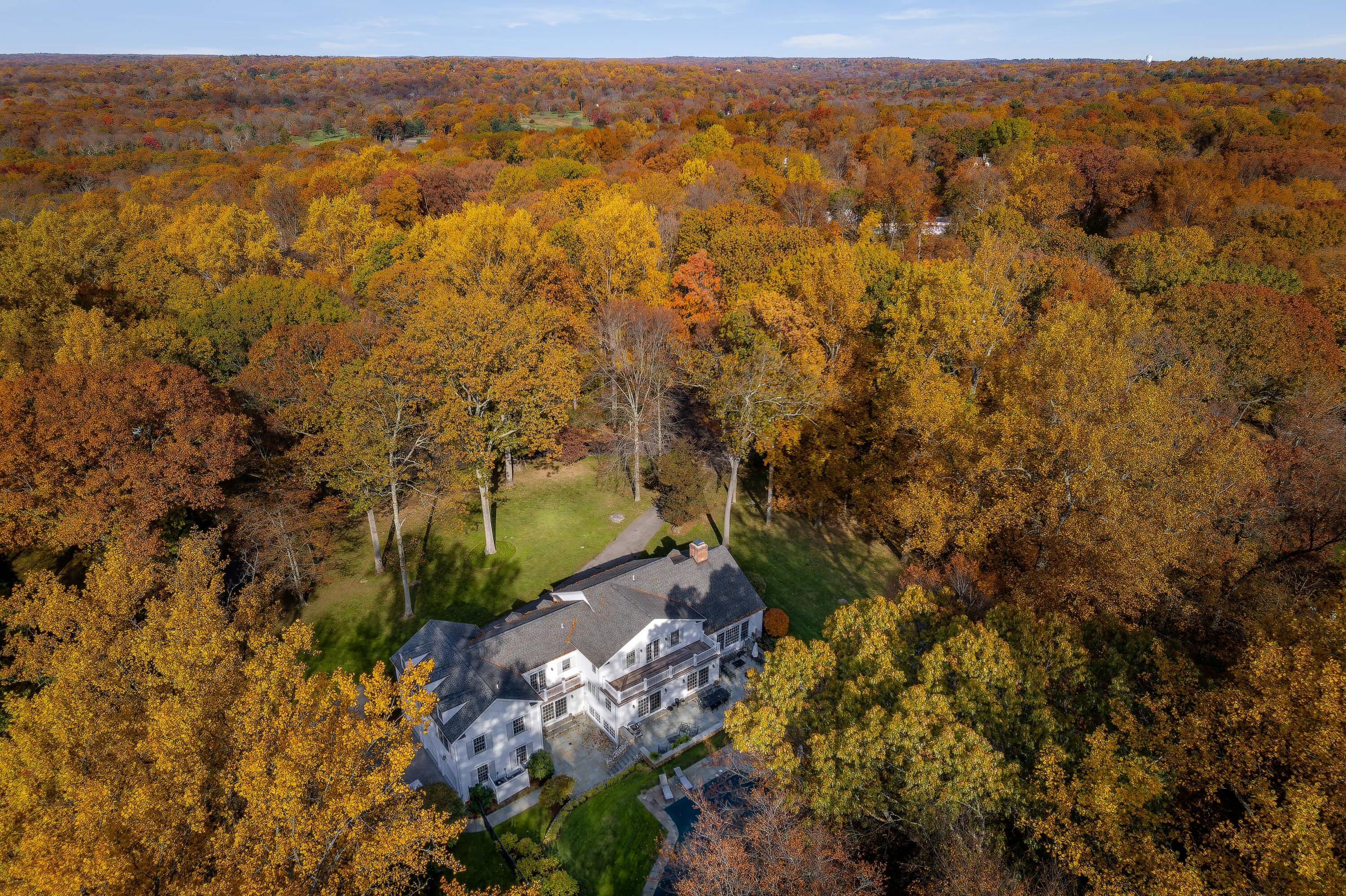 58 Allwood Road Darien, CT 06820 - Photo 2 of 38 Fall Aerial