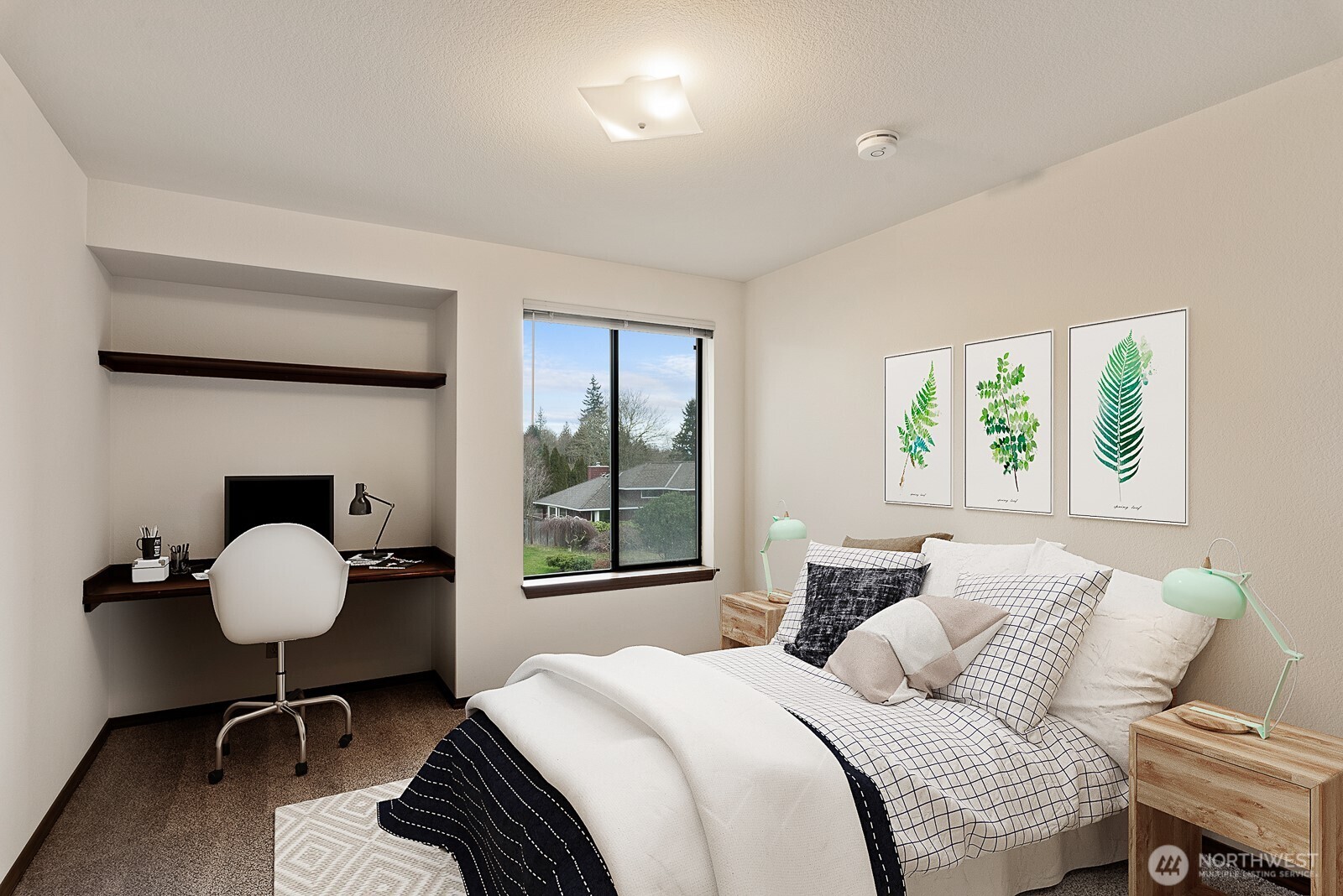 810 151st Street Southwest Lynnwood, WA 98087 - Photo 19 of 38 a bedroom with bed and a window