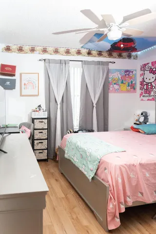 a view of a yard with trees