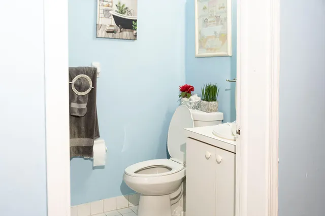 a view of a swimming pool with a lounge chairs
