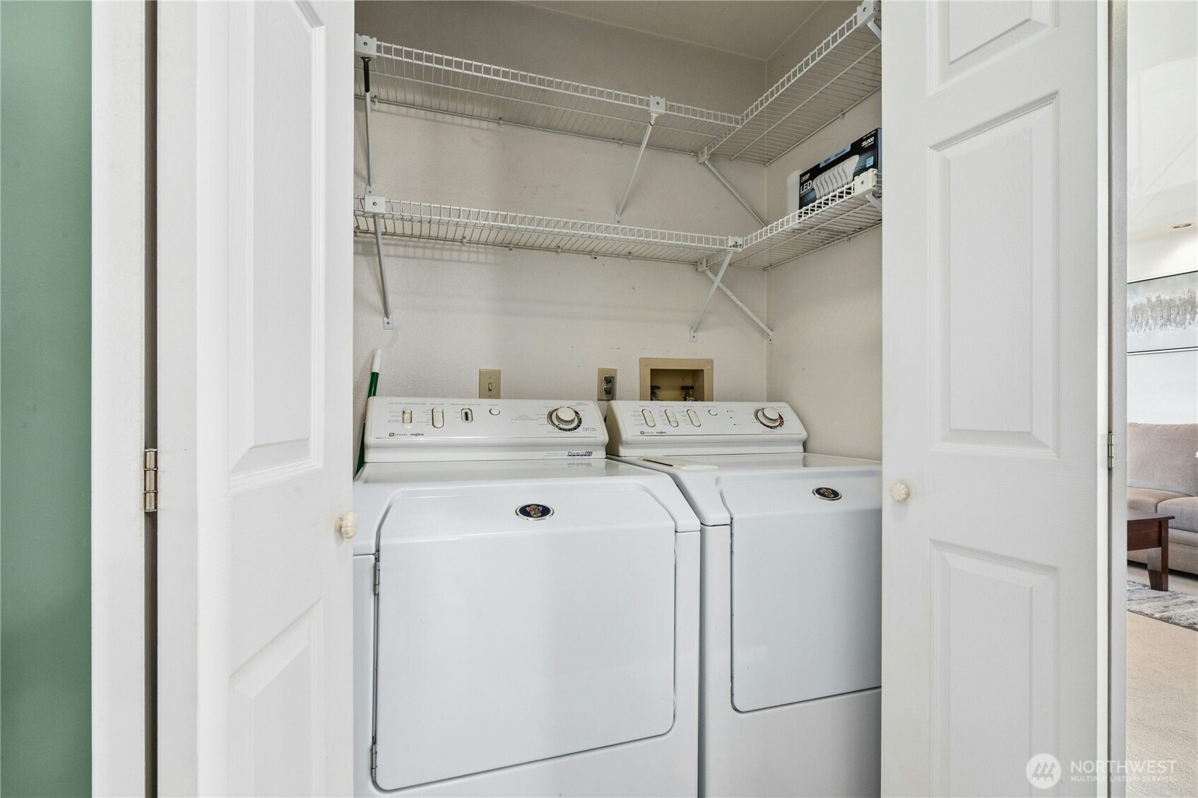 12818 Northeast 203rd Place Bothell, WA 98011 - Photo 12 of 36 a utility room with dryer and washer