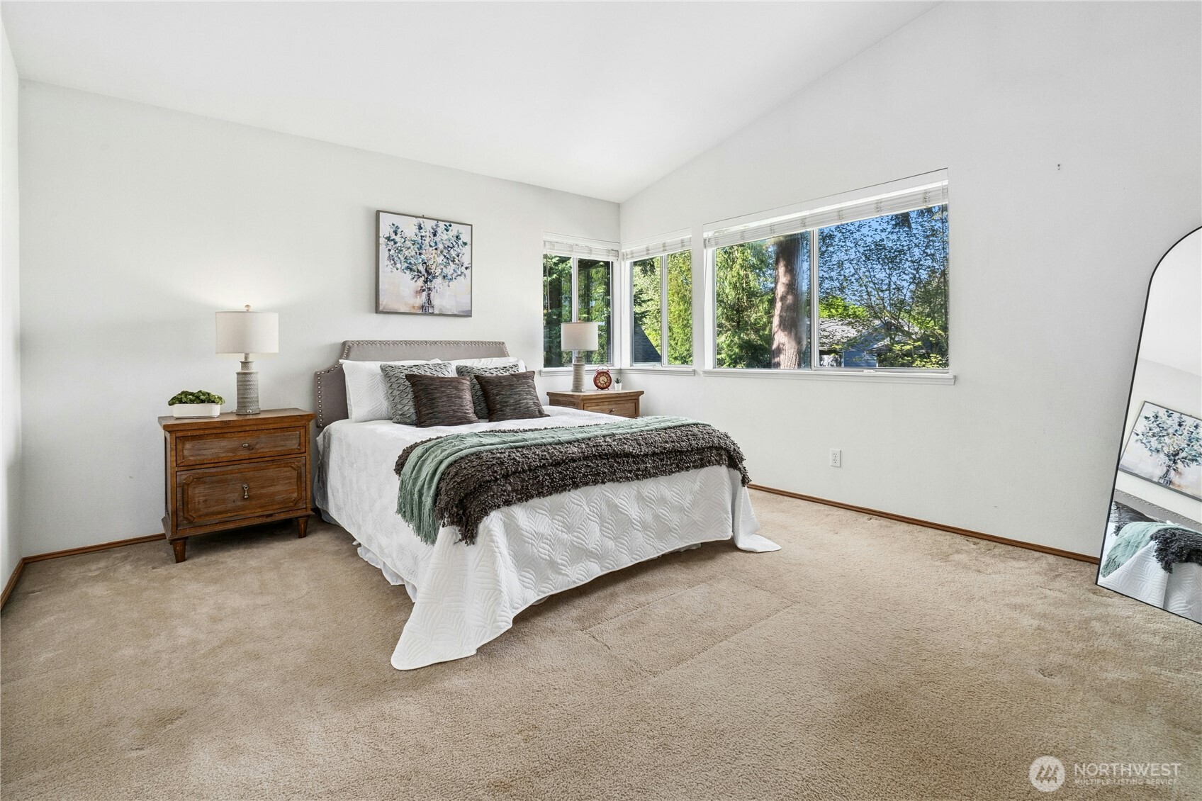 12818 Northeast 203rd Place Bothell, WA 98011 - Photo 14 of 36 a bedroom with a bed and a window
