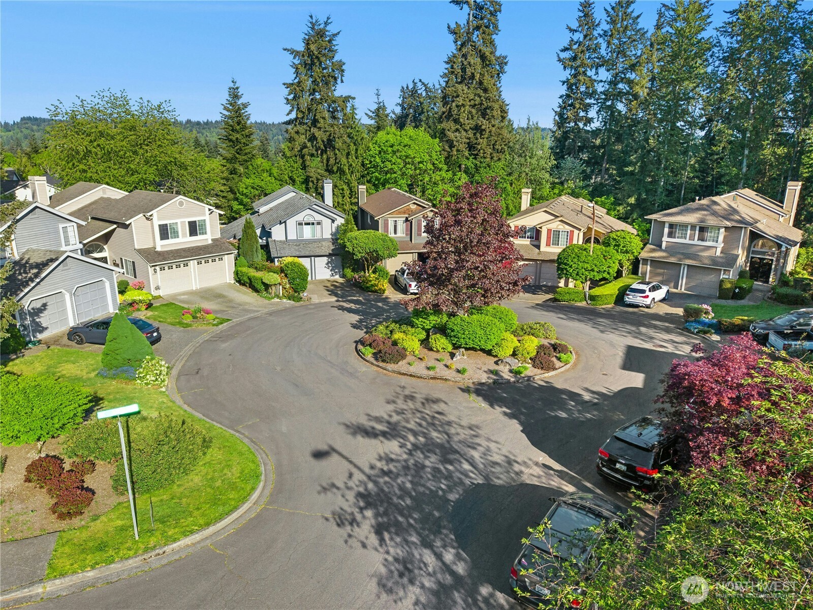 12818 Northeast 203rd Place Bothell, WA 98011 - Photo 33 of 36 a view of a house with a yard and a car park