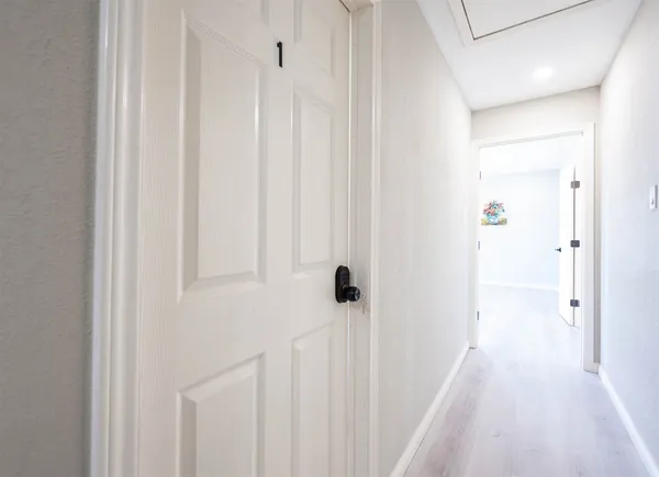 a view of a walk in closet