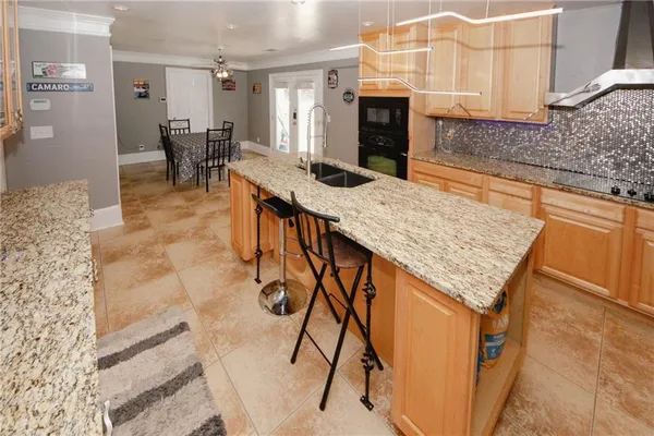 a view of a livingroom with furniture and window