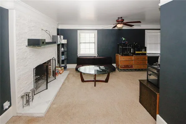 a bathroom with a tub and shower