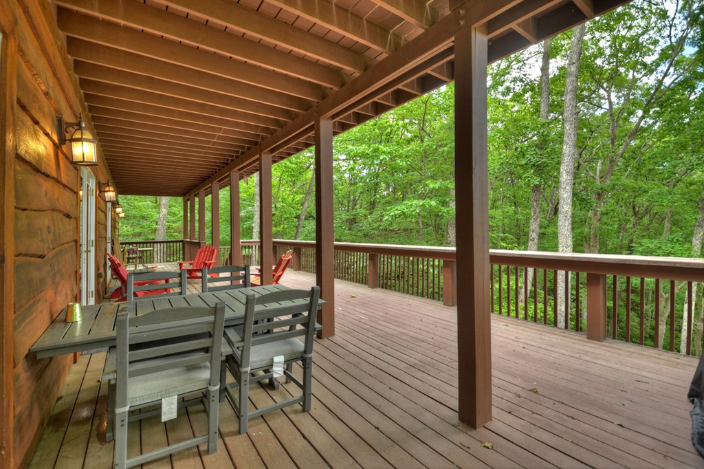 300 Forest Drive Morganton, GA 30560 - Photo 57 of 73 Spacious Covered Deck