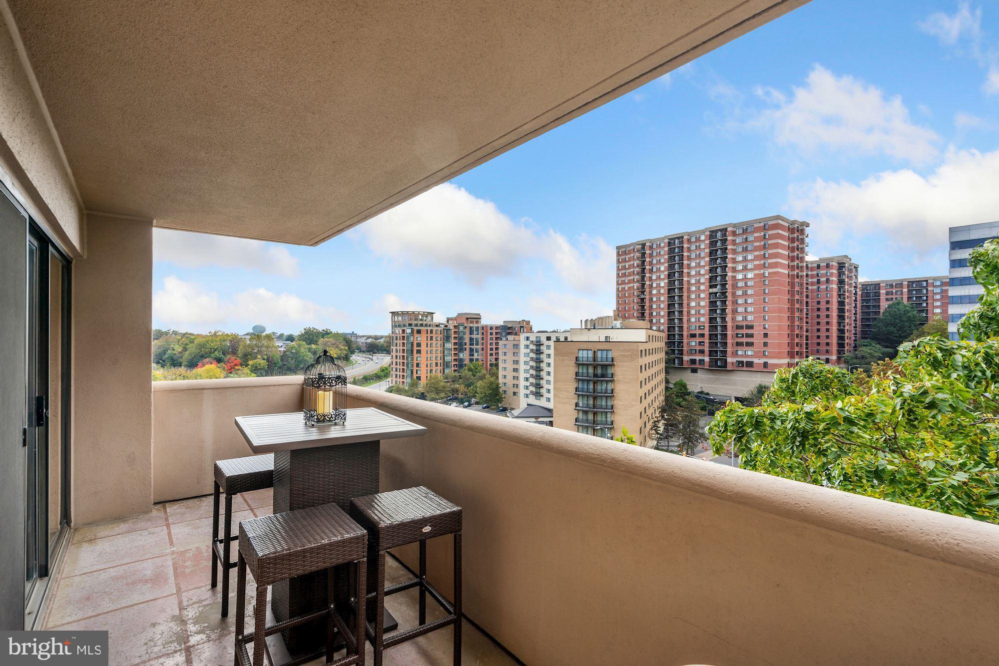 1301 North Courthouse Road, Unit 801 Arlington, VA 22201 - Photo 25 of 31 Private covered balcony w/views