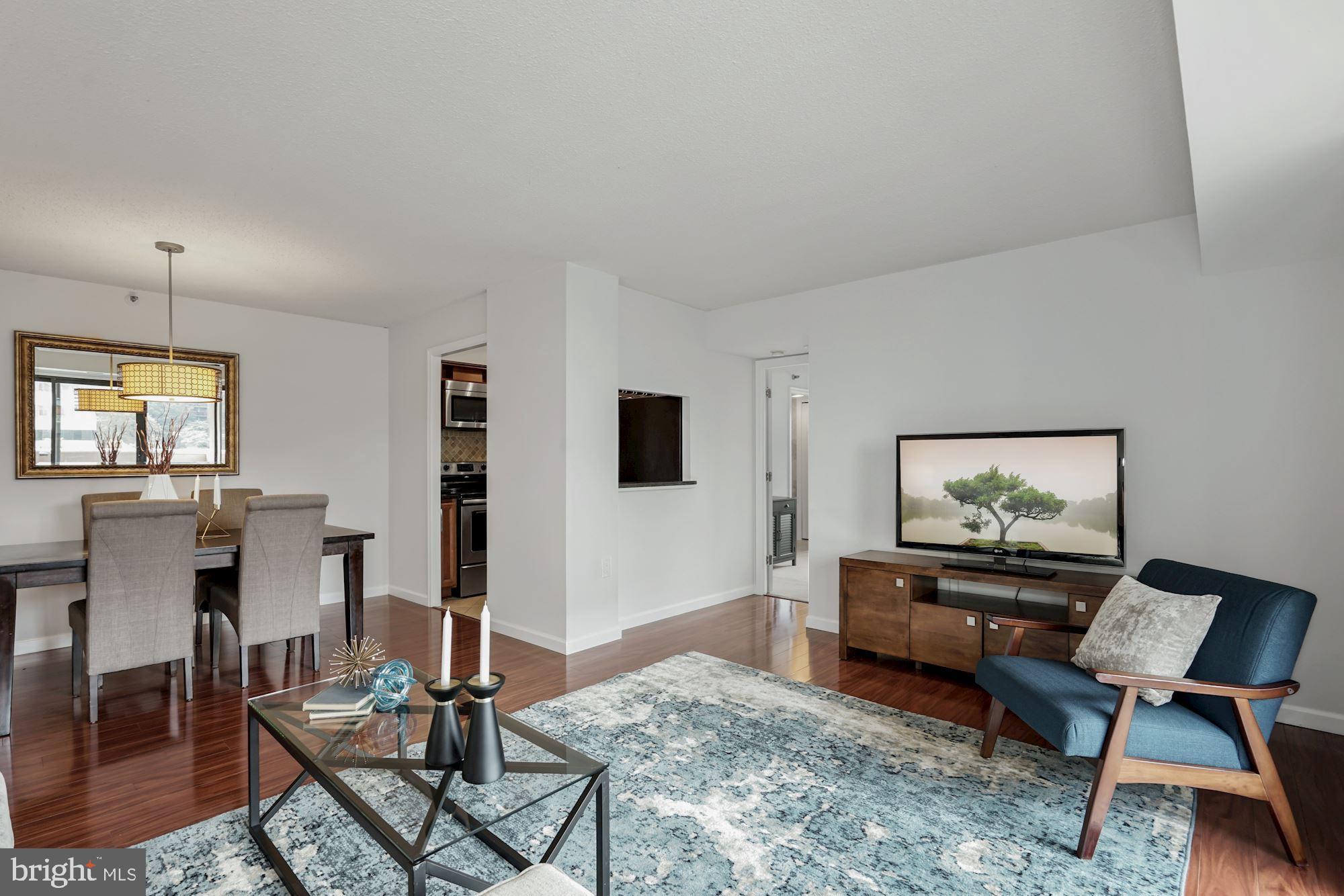 1301 North Courthouse Road, Unit 801 Arlington, VA 22201 - Photo 7 of 31 Open living & dining