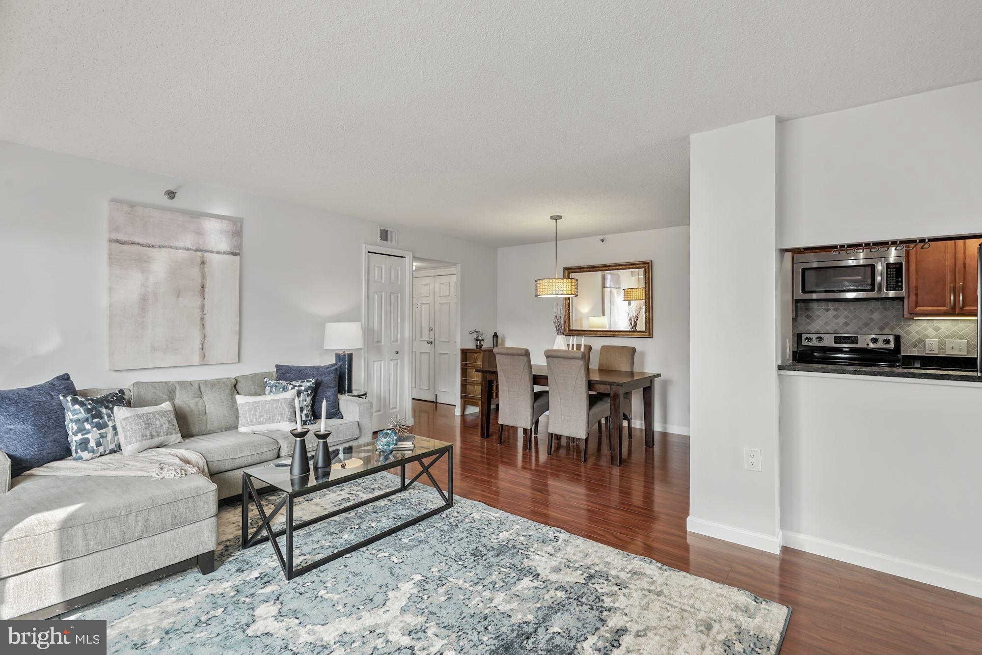 1301 North Courthouse Road, Unit 801 Arlington, VA 22201 - Photo 9 of 31 Open living & dining great for entertaining