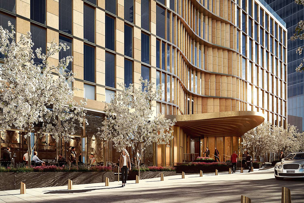 35 Hudson Yards, Unit 6901 Manhattan, NY 10001 - Photo 12 of 24 a front view of a building