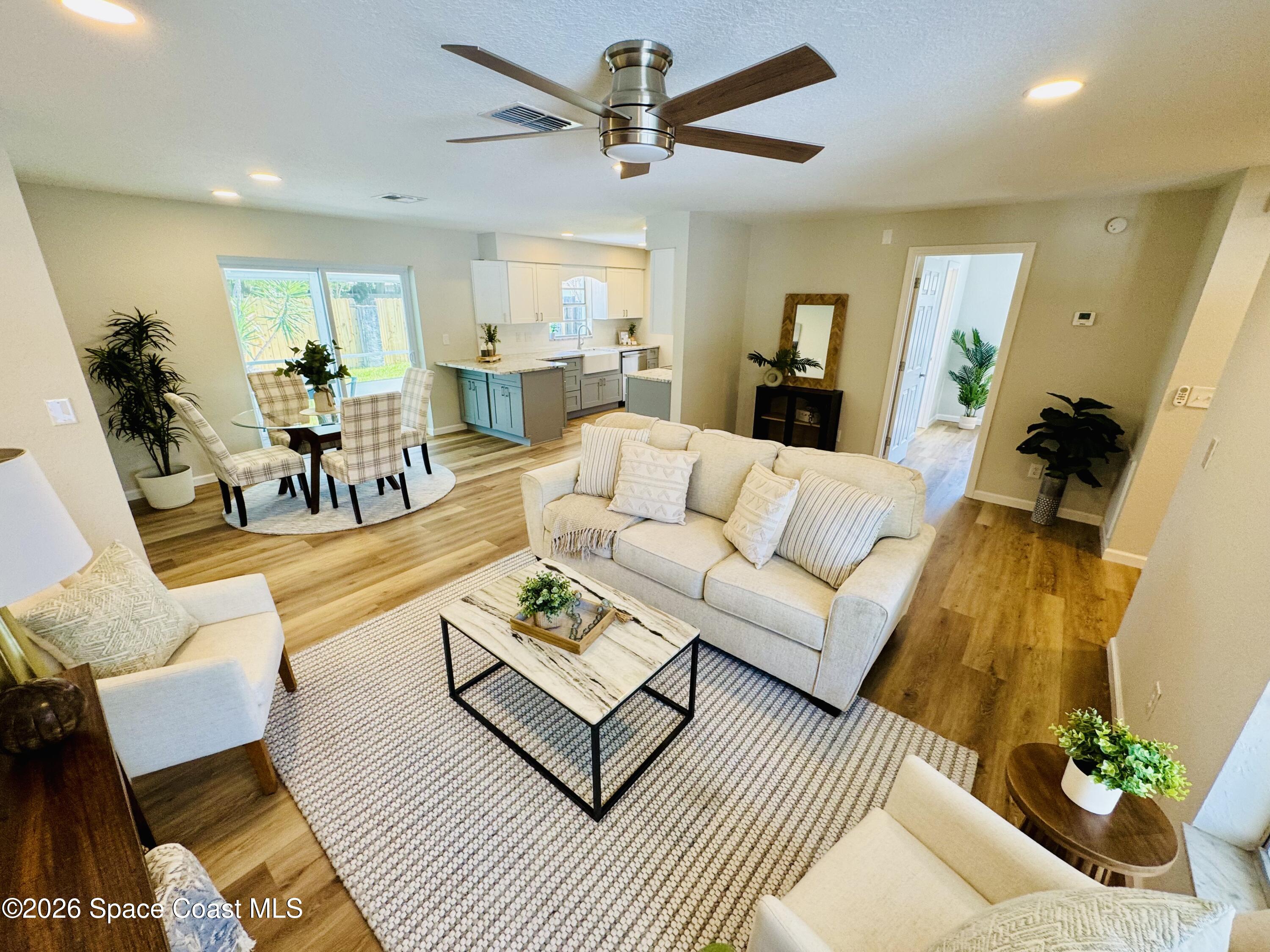 1910 Tallridge Road Melbourne, FL 32935 - Photo 5 of 34 Living room from TV corner