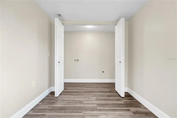 a view of an empty room