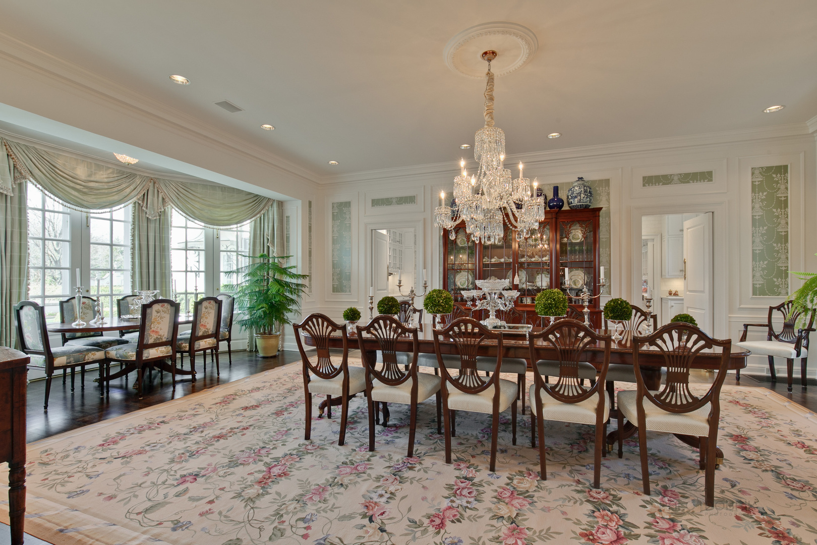 700 South Ridge Road Lake Forest, IL 60045 - Photo 8 of 47 a view of a dining room with furniture window and outside view