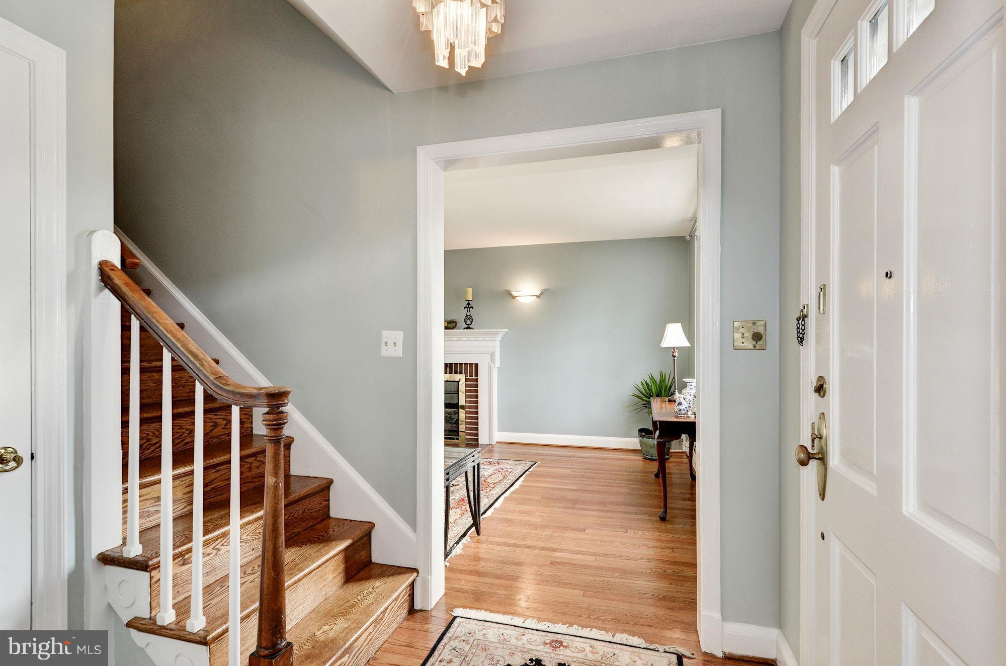 7827 Aberdeen Road Bethesda, MD 20814 - Photo 12 of 30 Gracious Entry Foyer