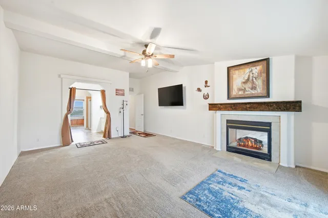 a view of livingroom with hardwood floor and window