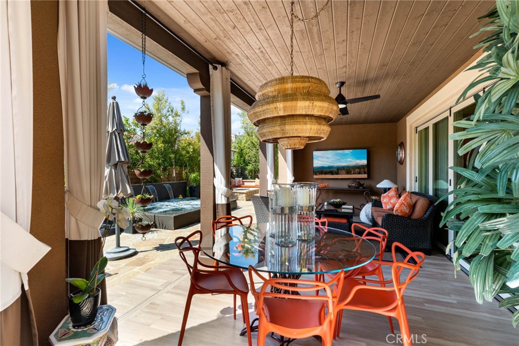 7 Zephyr Irvine, CA 92602 - Photo 41 of 52 a view of a dining room with furniture window and outside view